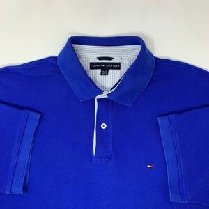 Tommy‎ Hilfiger Men's Polo Royal Blue Size M Shirt